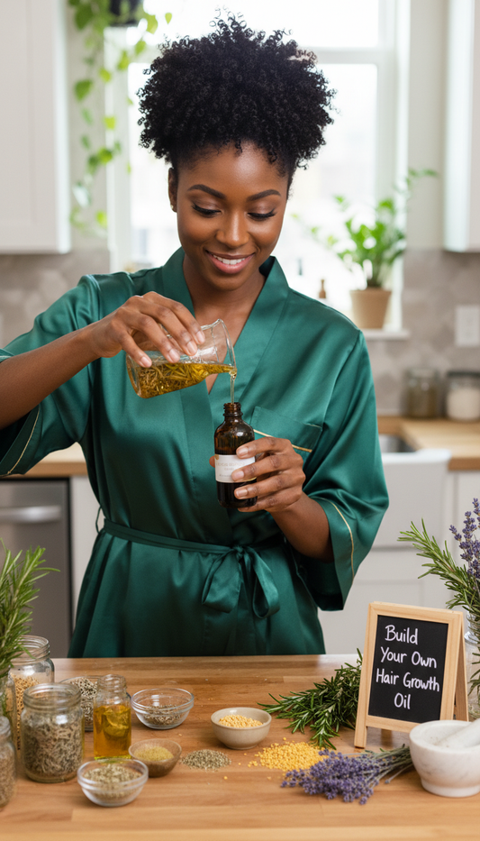 Build Your Growth Oil by Hair Porosity